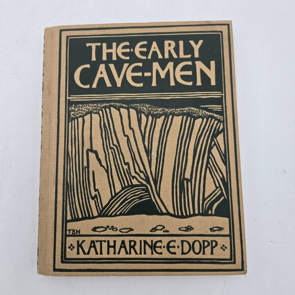 Dopp Katharine Elizabeth The Early Cave-Men 1904 Illustrated Library EUC Rand. - Picture 1 of 12
